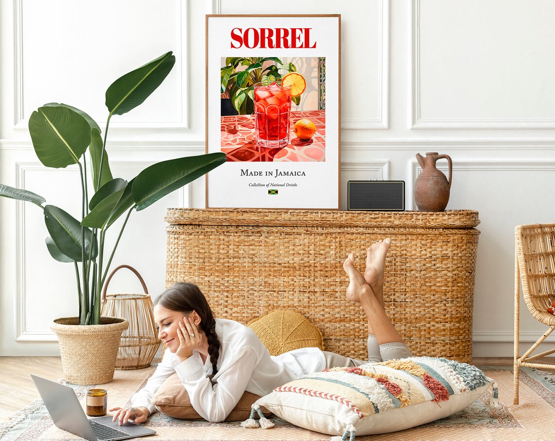 Sorrel Jamaican Beverage Kitchen and Bar Art Print - Image 2
