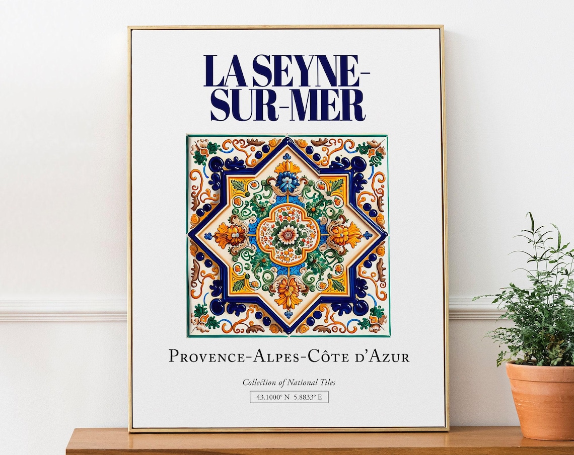 La Seyne-Sur-Mer Provence-Alpes-Côte D'Azur Travel Poster