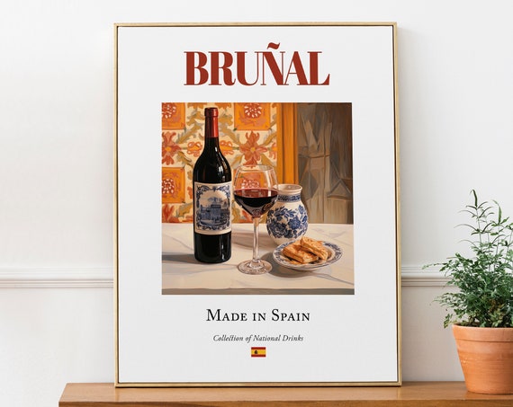 Brual On Maiolica Tile, Castille And Leon Poster