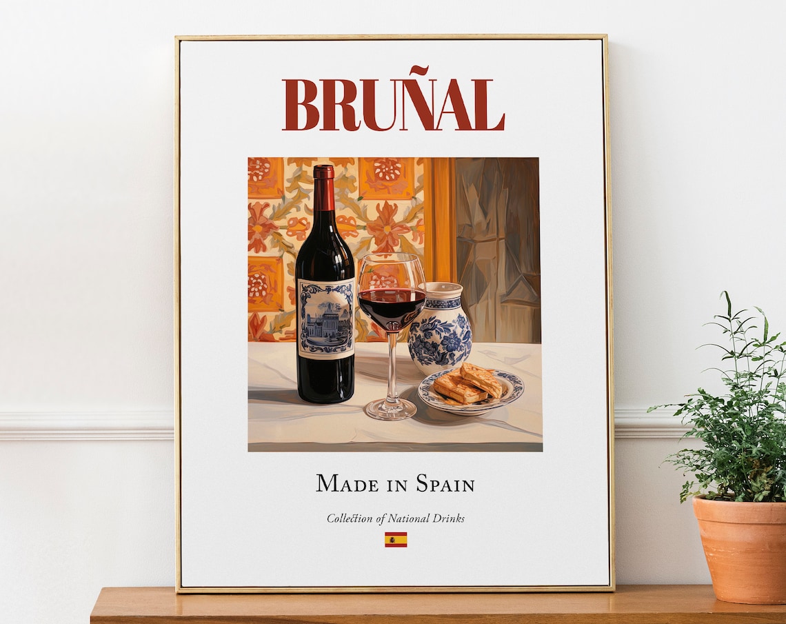Brual On Maiolica Tile, Castille And Leon Poster
