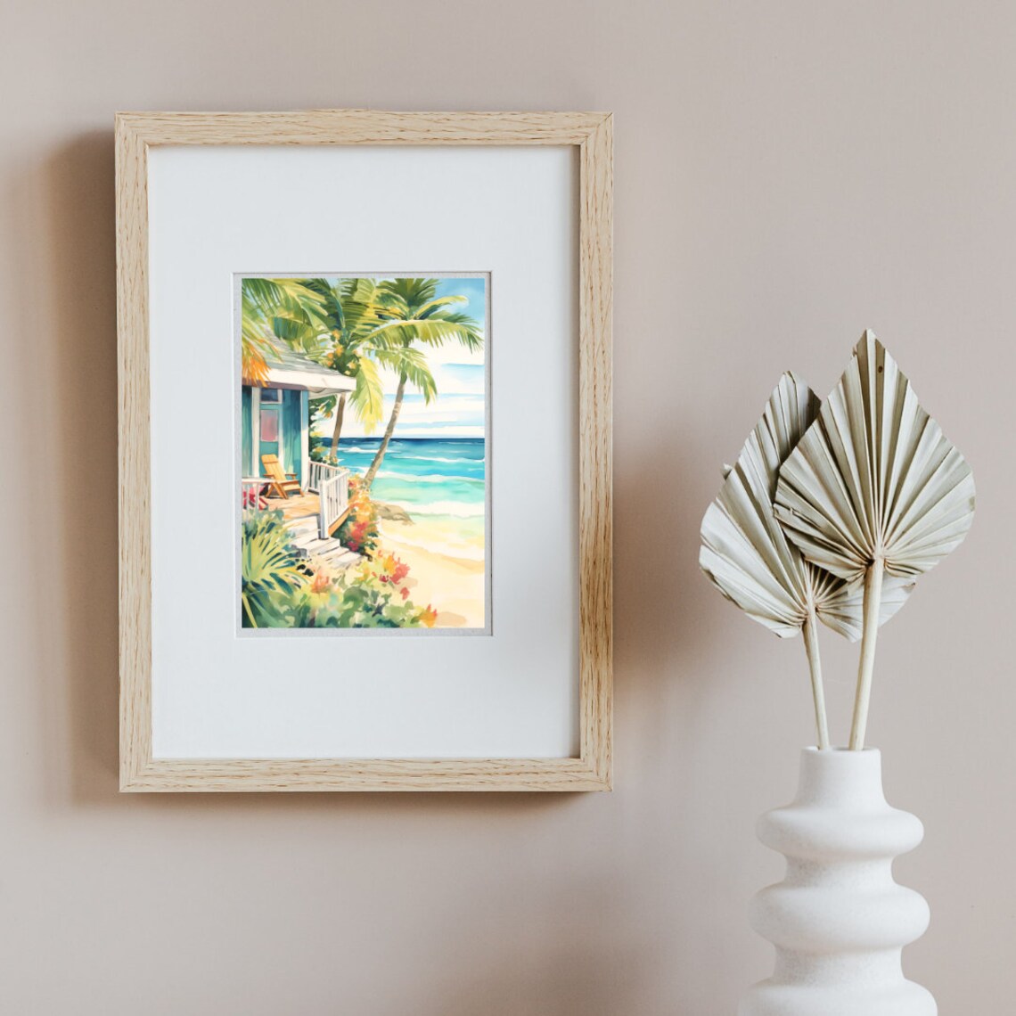Key Largo Watercolor Travel Poster, Florida Keys - Image 2