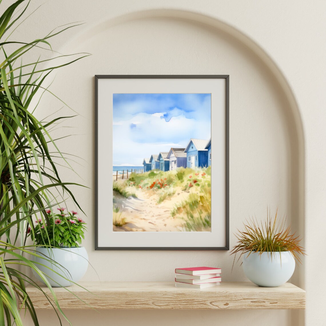 Texel Island Watercolor Travel Poster, Netherlands - Image 3
