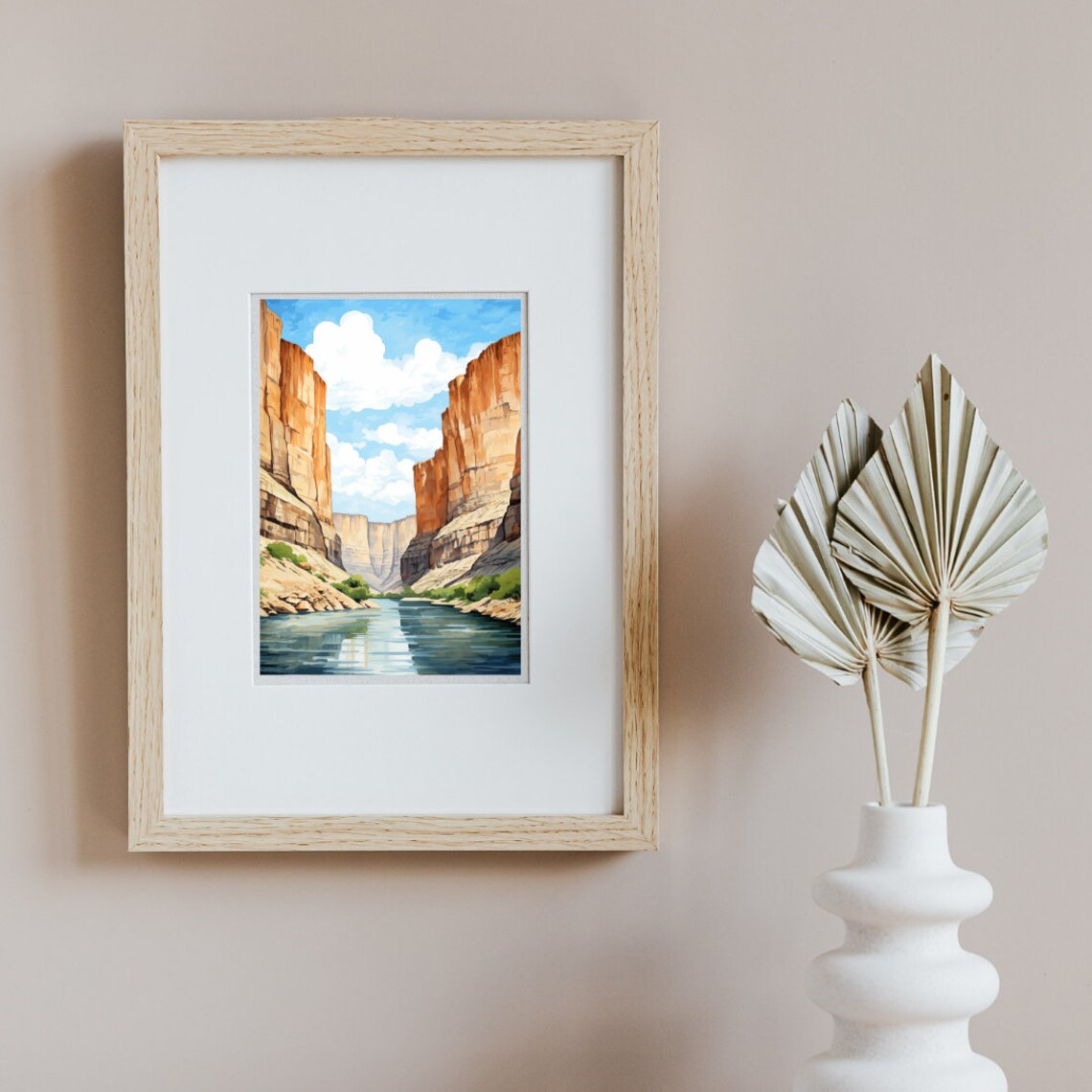 Big Bend National Park Watercolor Art Print, Texas - Image 2