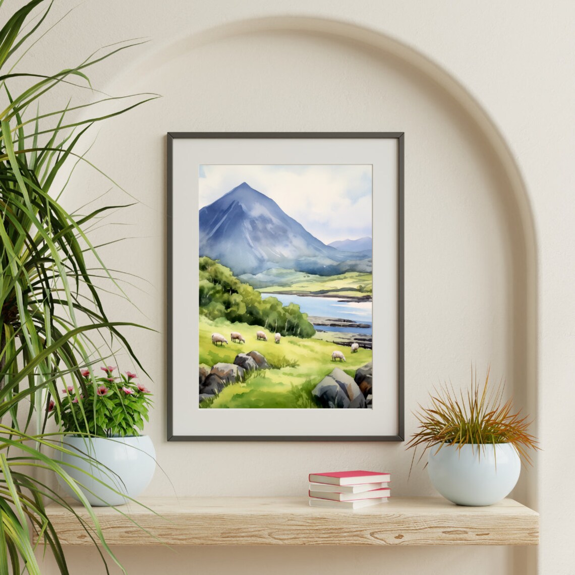 Snowdonia National Park Watercolor Travel Poster - Image 3