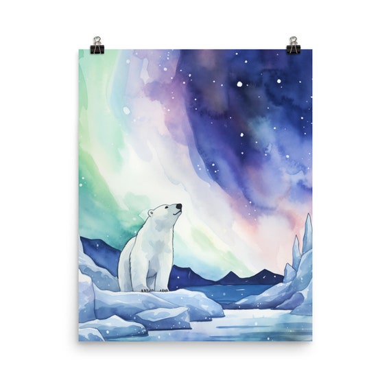 Manitoba Watercolor Art Print, Canada Travel Poster
