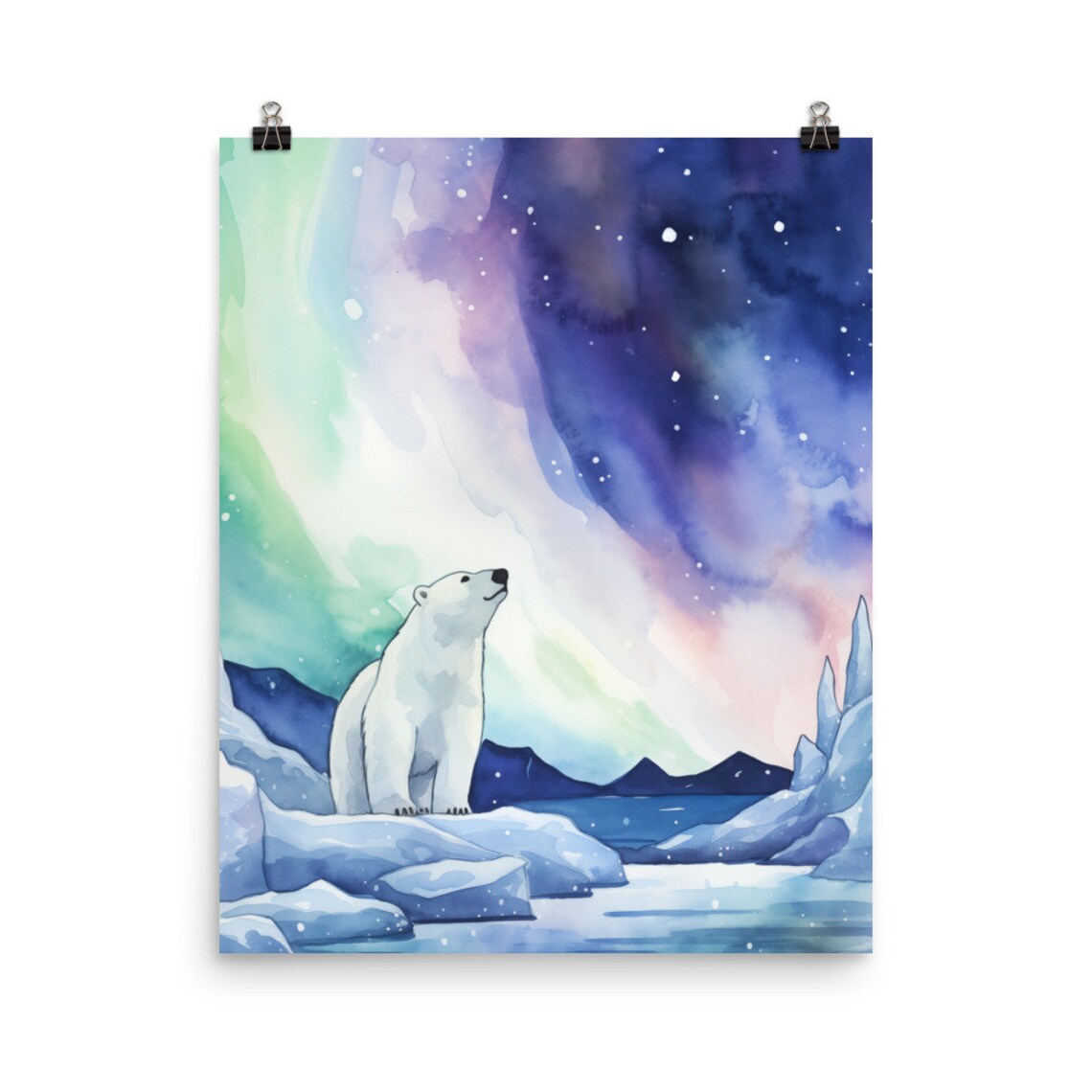 Manitoba Watercolor Art Print, Canada Travel Poster