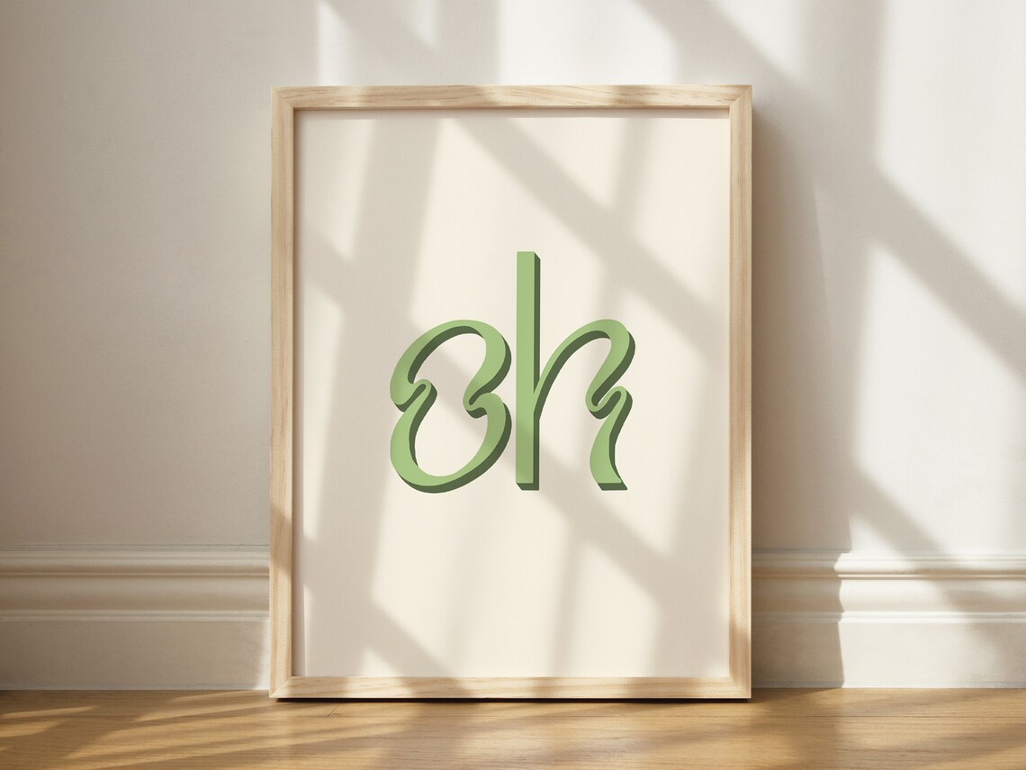 Oh Print Funny Quote Collage Dorm Art Print