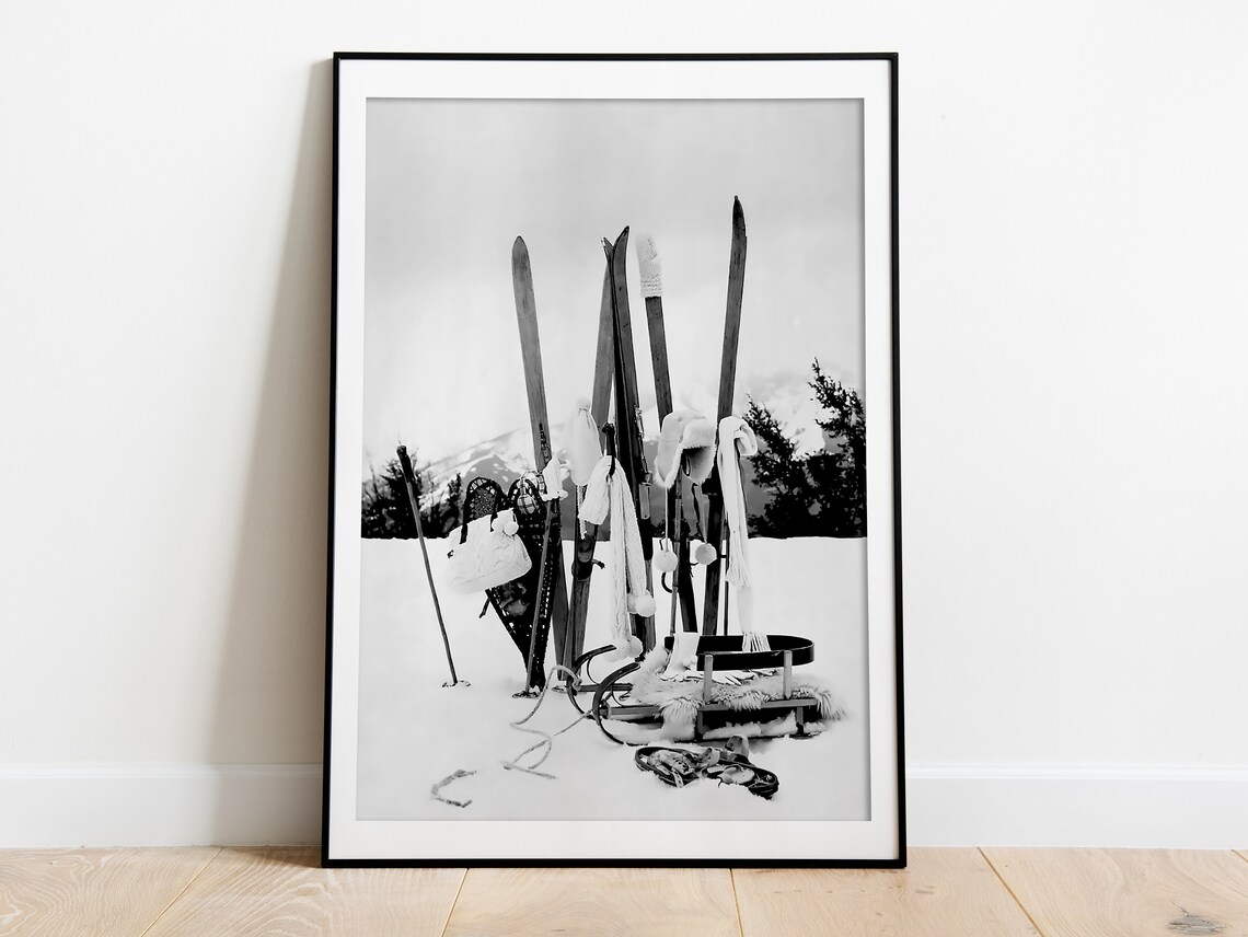 Vintage Apres Ski Poster, Ski Lodge Decor - Image 3