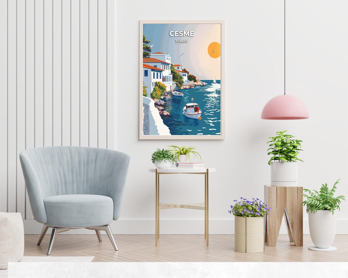 Eme Travel Print Wall Art Eme Turkey City Print Eme Travel Gift Eme City Poster Travel Gift - Image 2