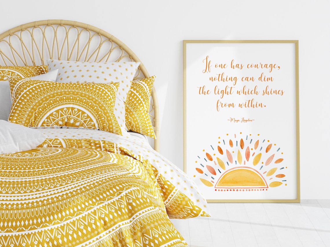 Maya Angelou Quote Art Print for Nursery Kids - Image 3