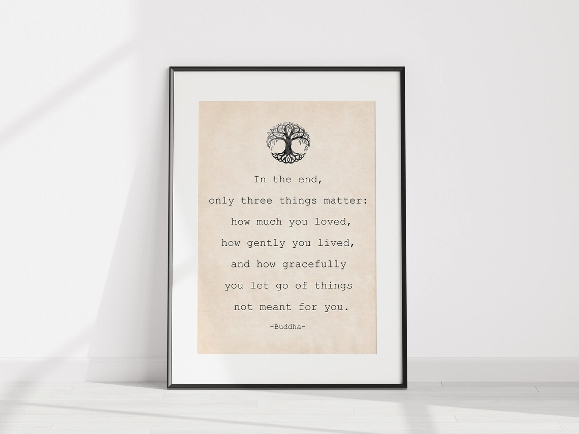 Buddha Quote Poster, Zen Spiritual Wall Art - Image 3