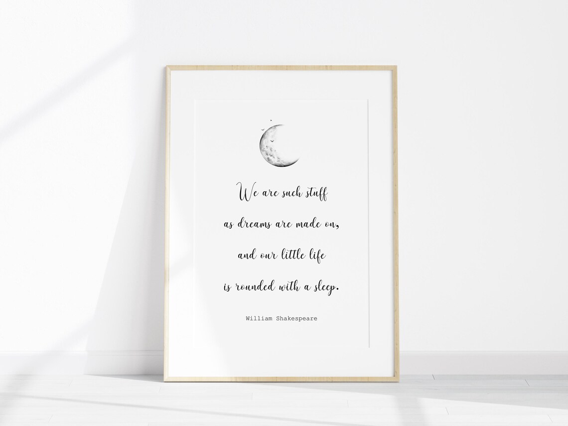Shakespeare Quote Poster, Literary Wall Art Print - Image 3