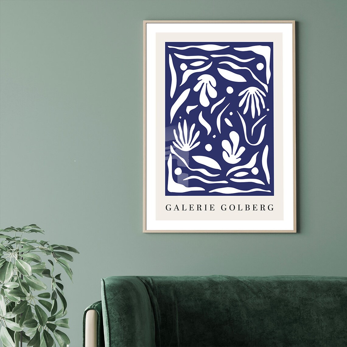 Matisse-Inspired Minimalist Abstract Art Print - Image 3
