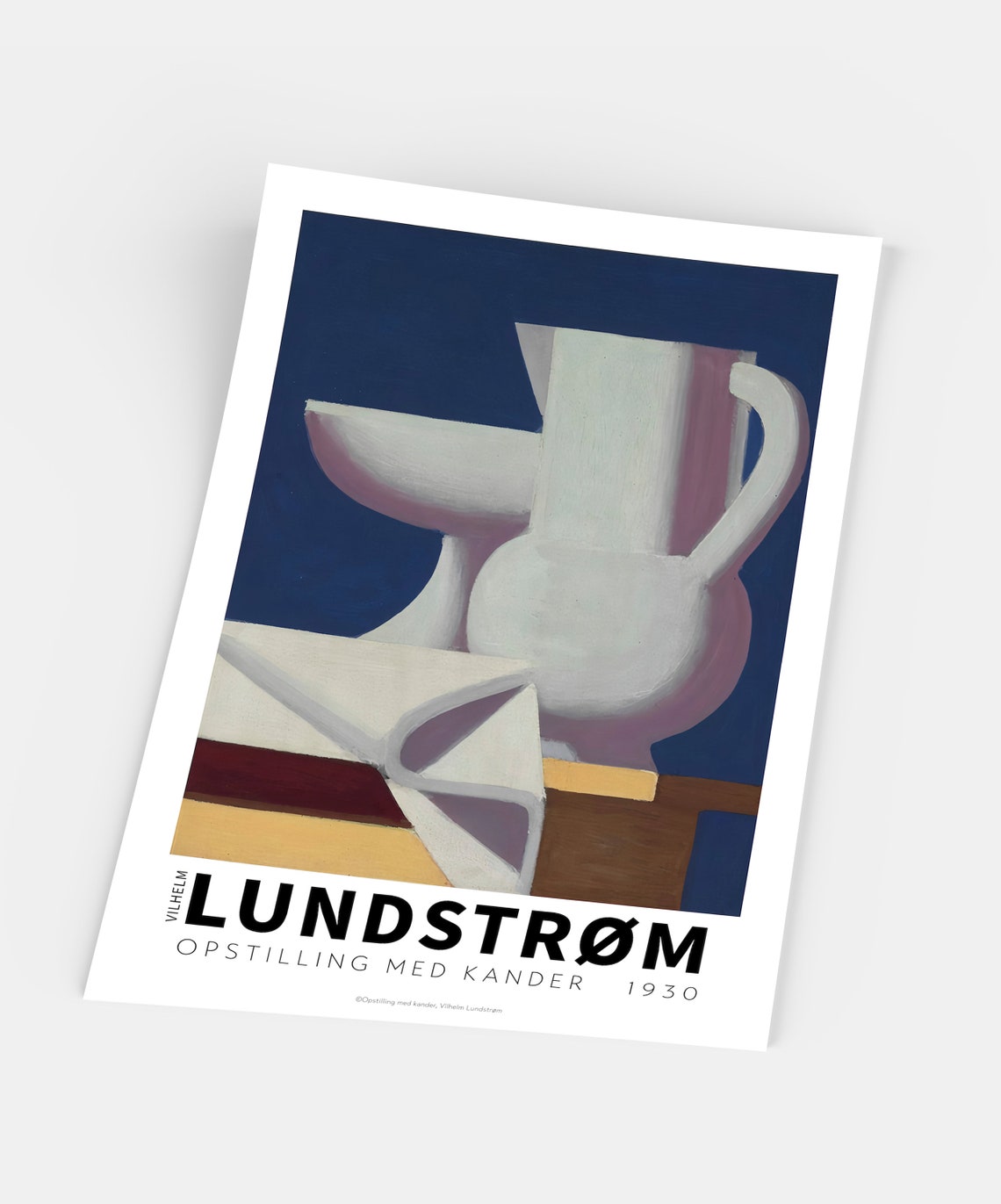 Vilhelm Lundstrøm Opstilling Med Kander 1930 Still Life Poster - Image 5