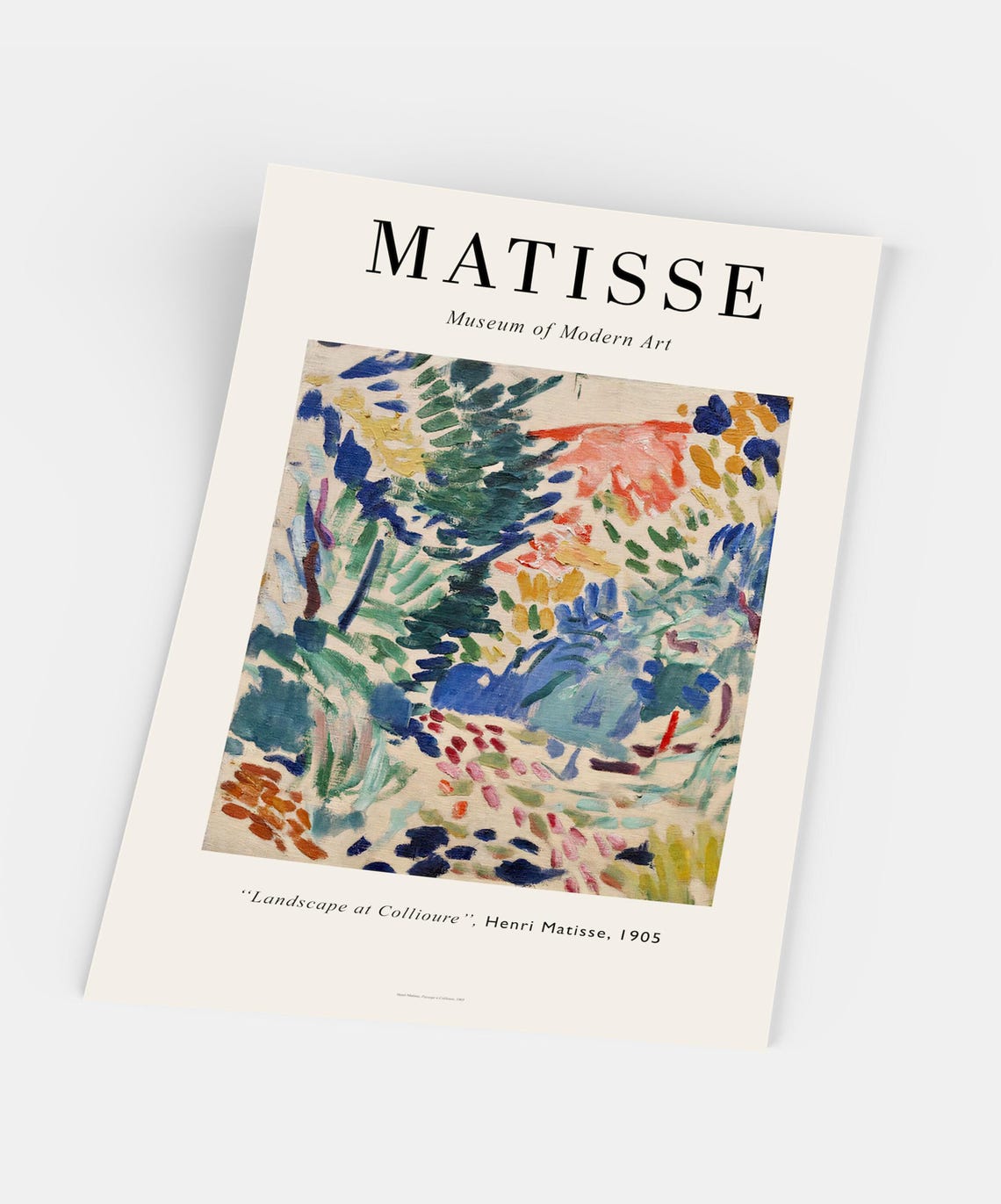 Matisse Landscape at Collioure 1905 Fauvist Museum Exhibition Poster - Image 5