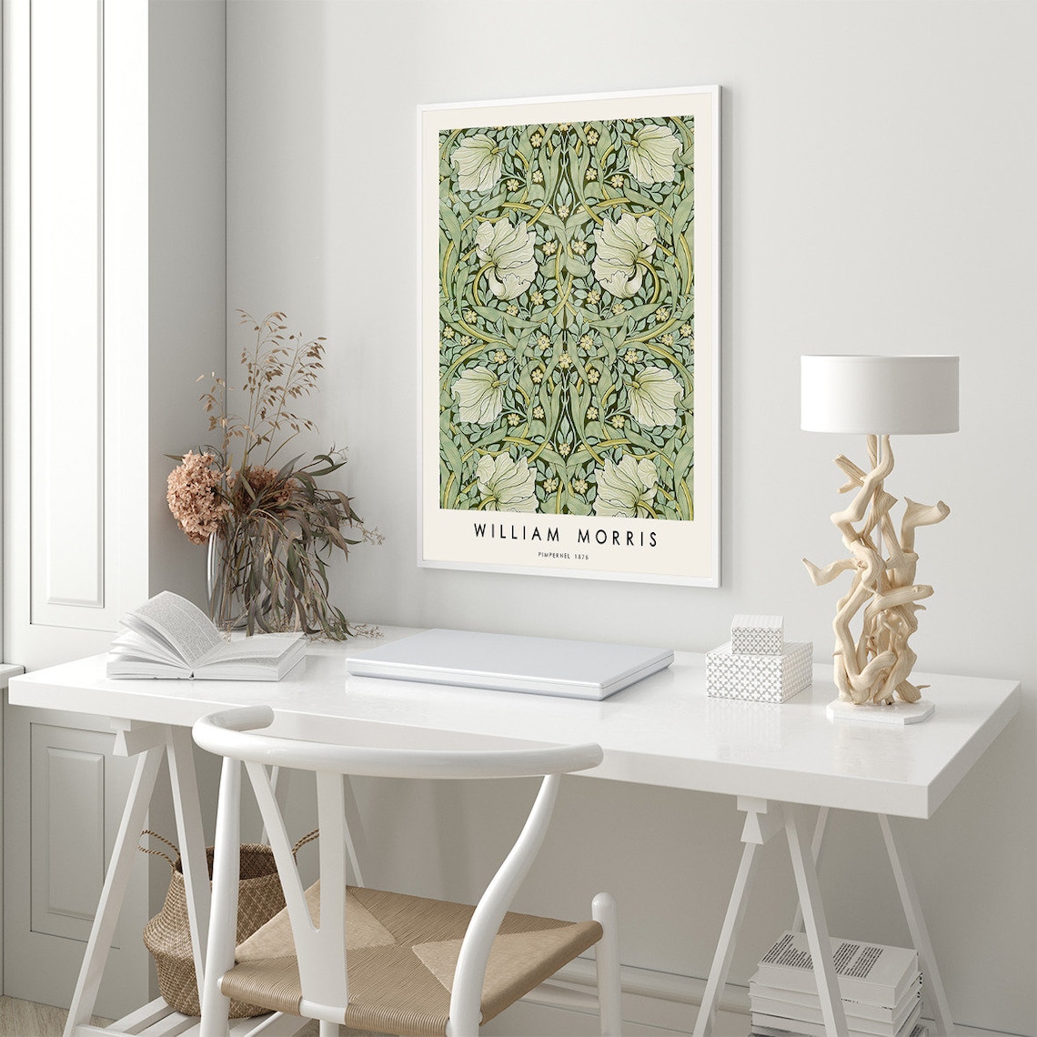 William Morris The Pimpernel Art Nouveau Poster - Image 2