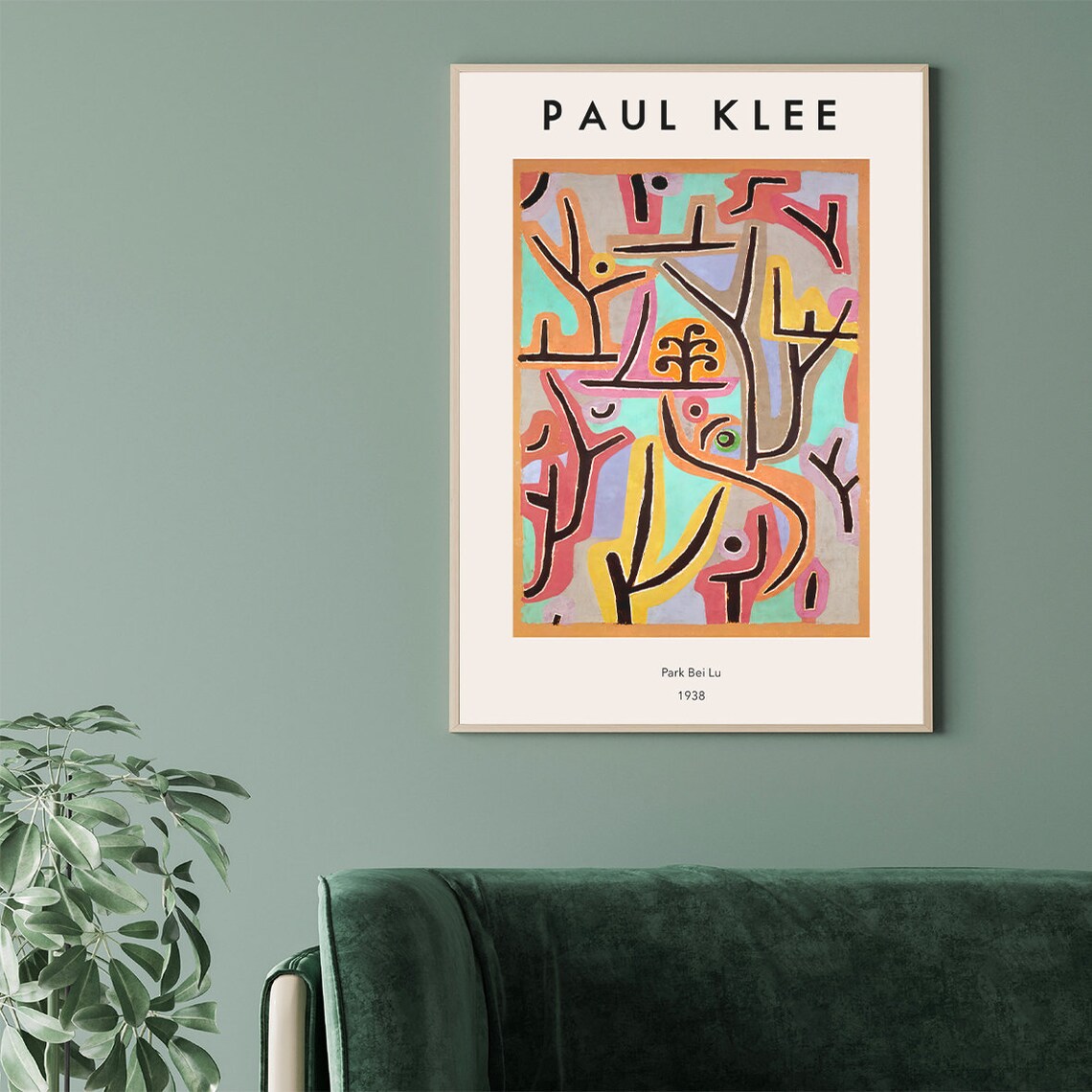 Paul Klee Abstract Exhibition Poster, Museum Art Print - Image 3