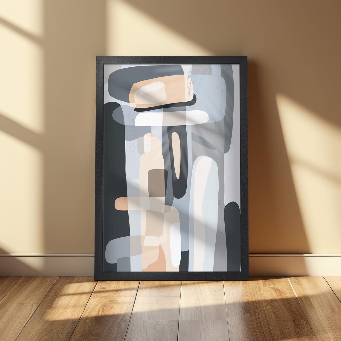 Elegant Geometric Shapes, Modern Minimalist Poster - Image 2