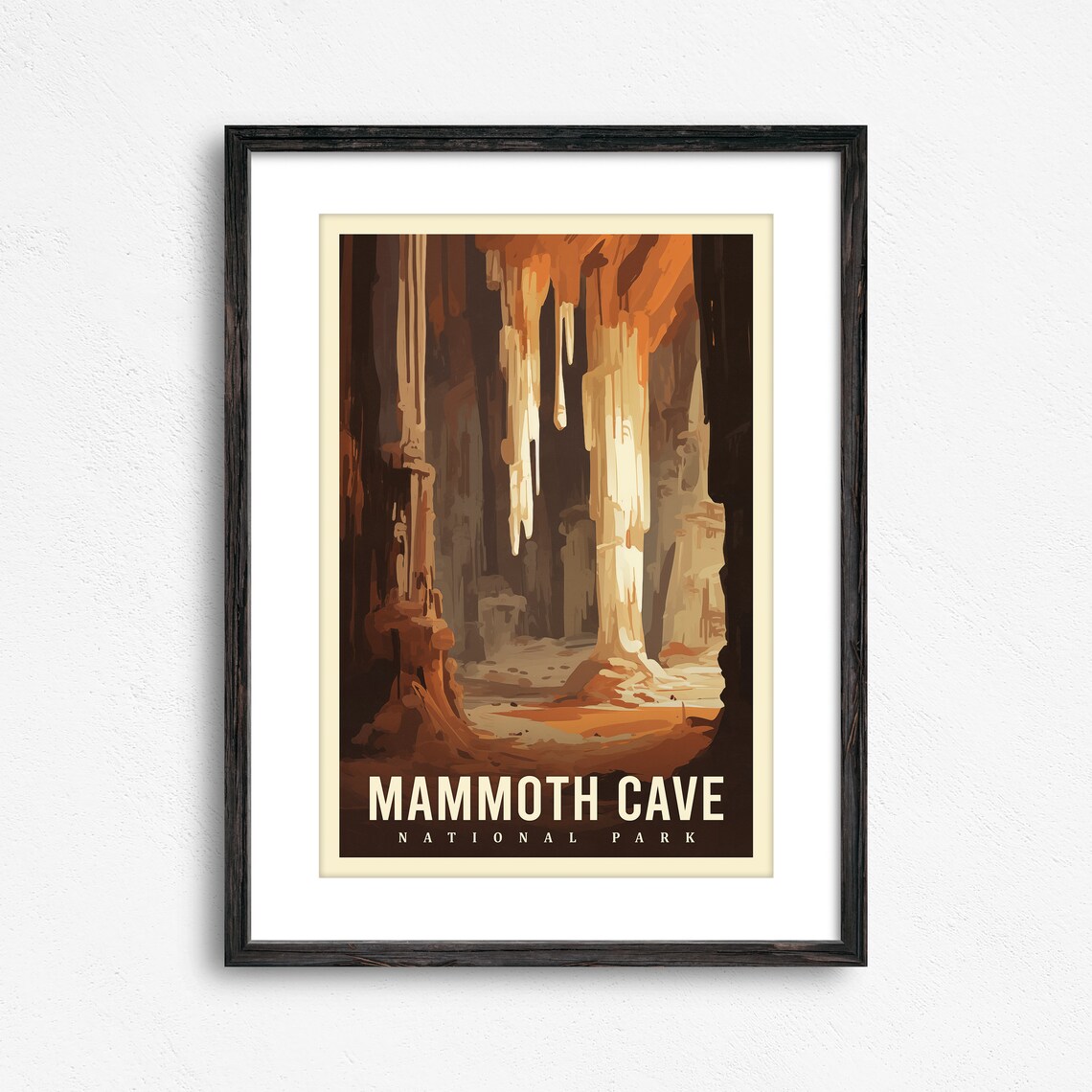 Mammoth Cave National Park Kentucky Travel Poster - Image 2
