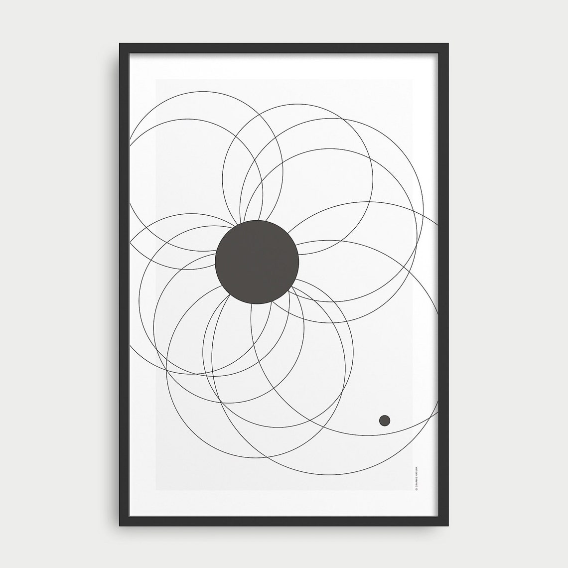 Minimalist Flower Print Modern Flower Art Geometric Flower Art Minimalist Flower Art Modern Flower Print Minimalist Wall Art - Image 4