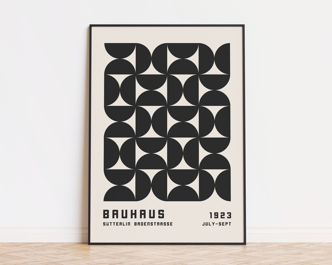 Bauhaus Exhibition 1923 Geometric Wall Art Print - Image 2