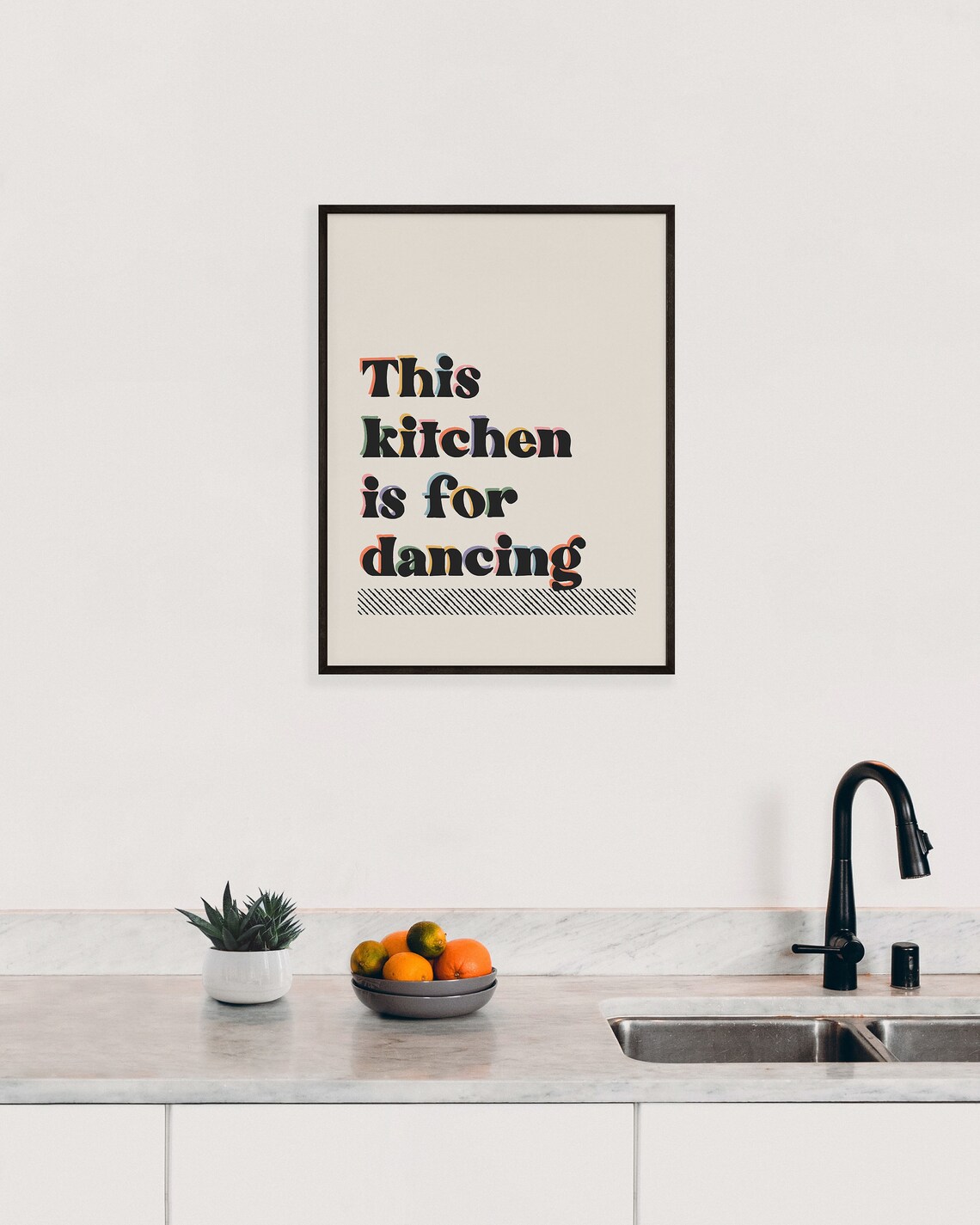 This Kitchen Is For Dancing Kitchen Wall Art Print - Image 3