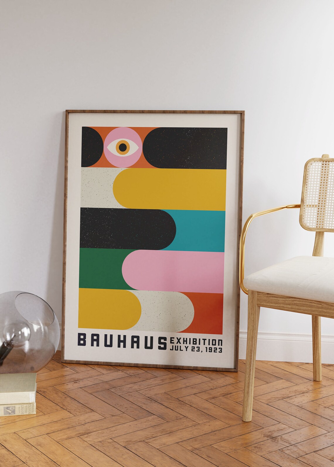 Bauhaus Exhibition Poster, Geometric Modern Art Print - Image 2