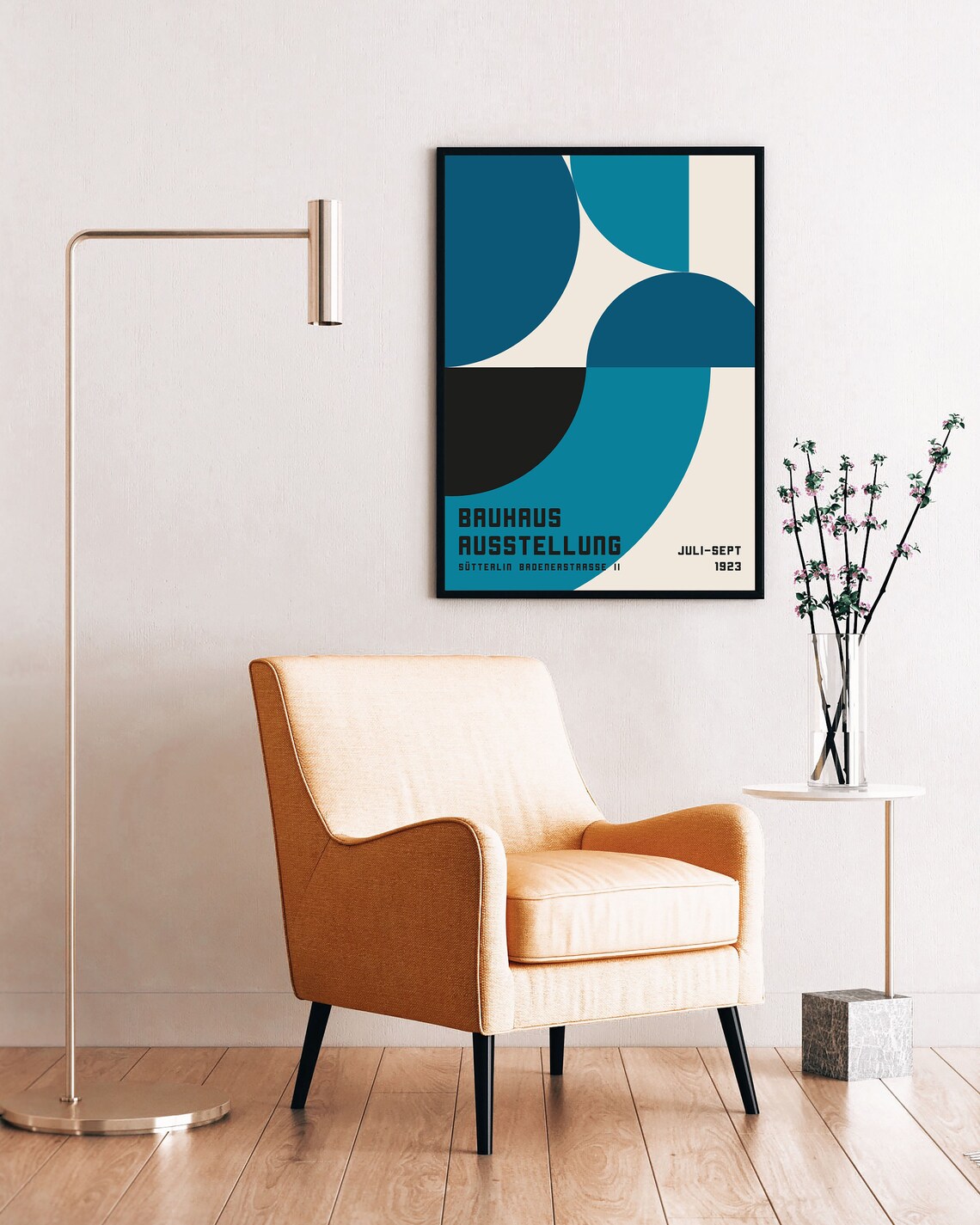 Bauhaus Exhibition Poster 1923, Mid Century Modern Print - Image 2