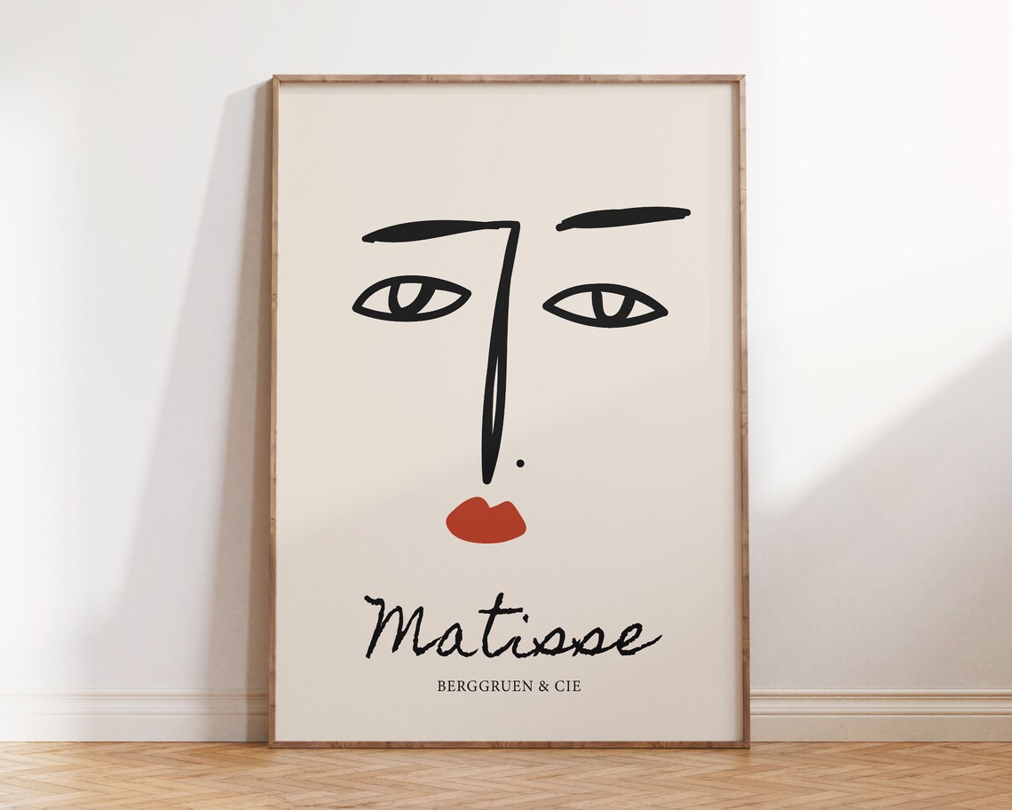 Henri Matisse Woman Minimalist Exhibition Poster - Image 3