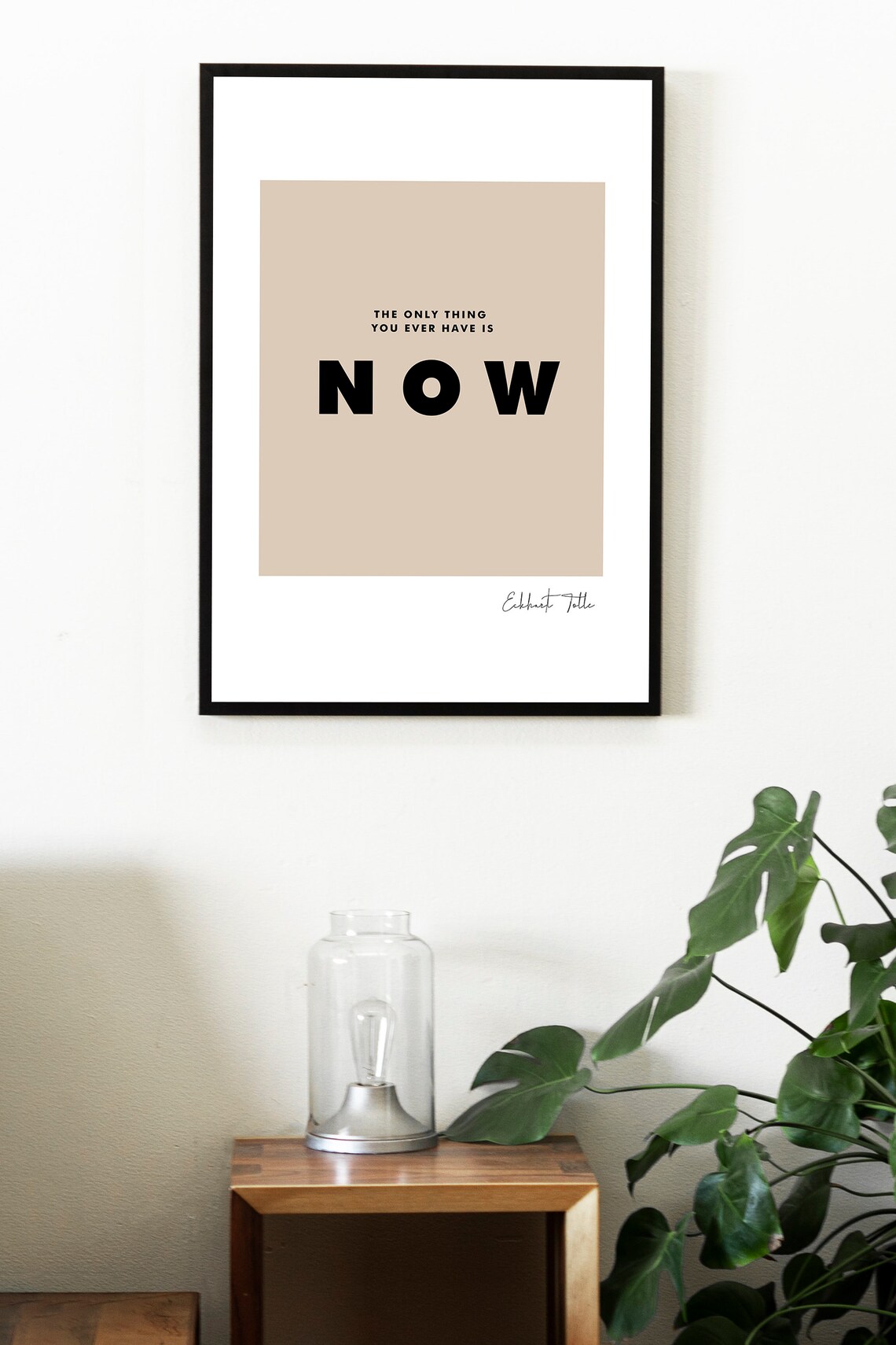 The Power Of Now Quote, Minimalist Wall Art Print - Image 3