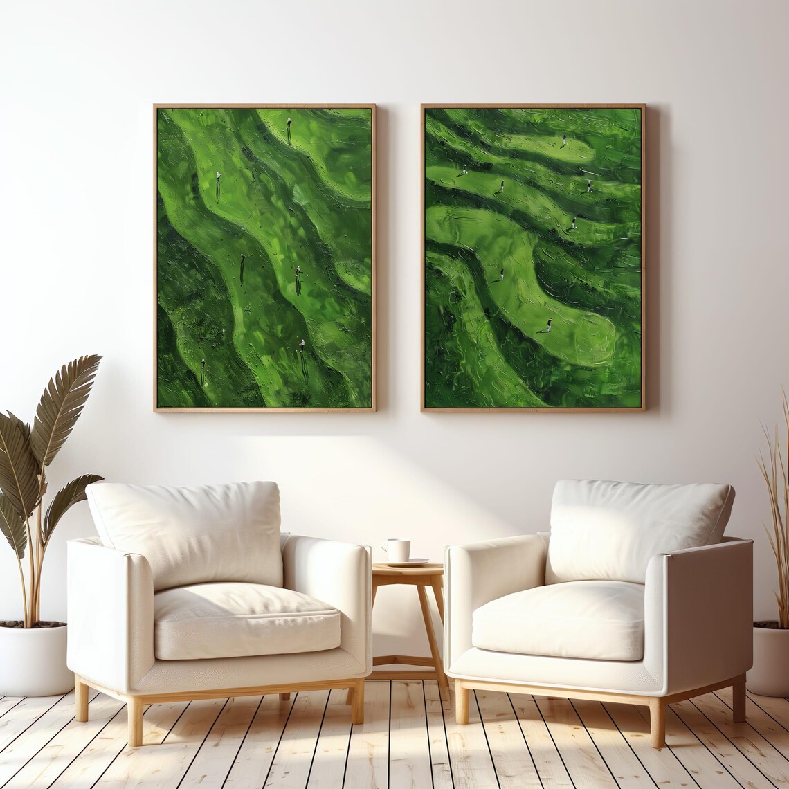 Minimalist Golf Course Art Print, Modern Golf Decor - Image 7