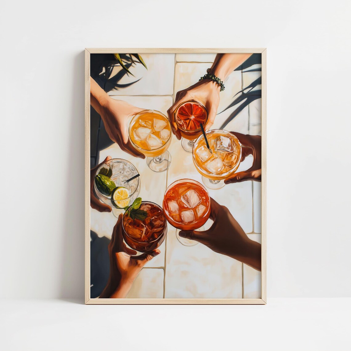 Cocktail Art Print, Trendy Bar Cart Kitchen Decor - Image 8