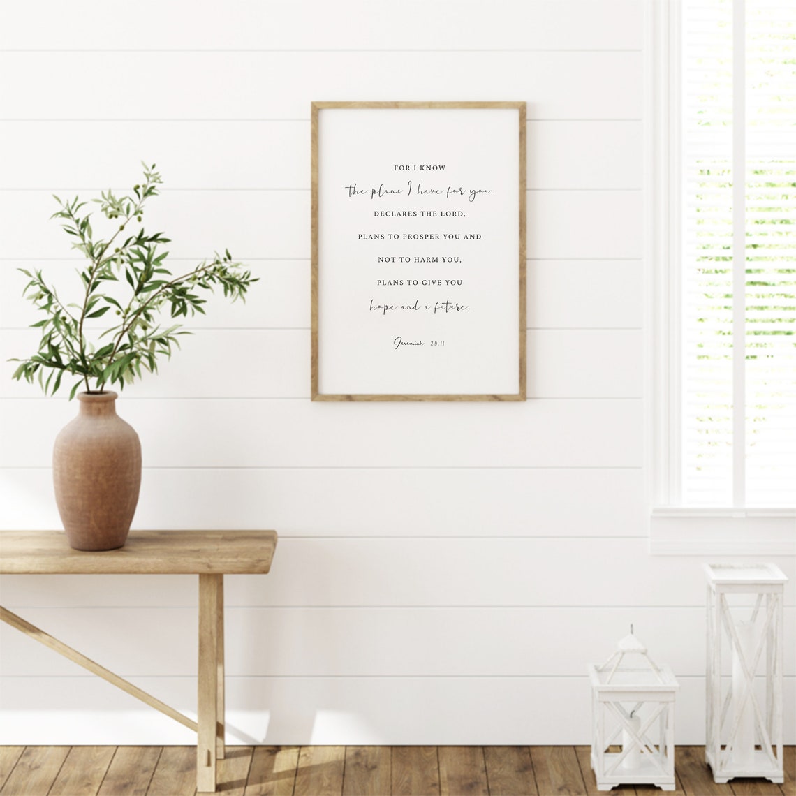 Jeremiah 29 11 For I Know The Plans I Have For You Bible Poster - Image 3