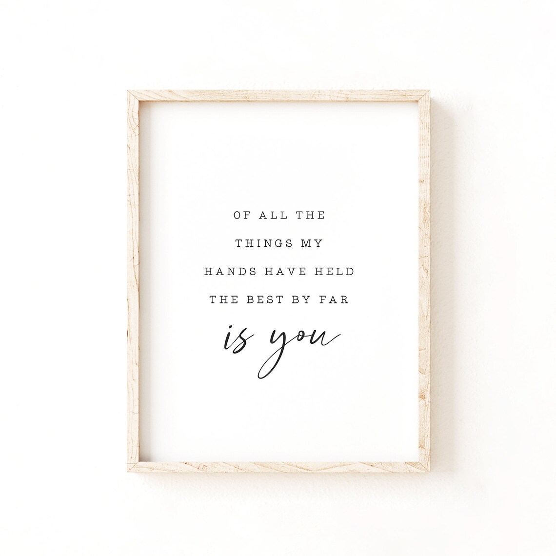 Nursery Quote Print, Minimal Baby Room Art - Image 2
