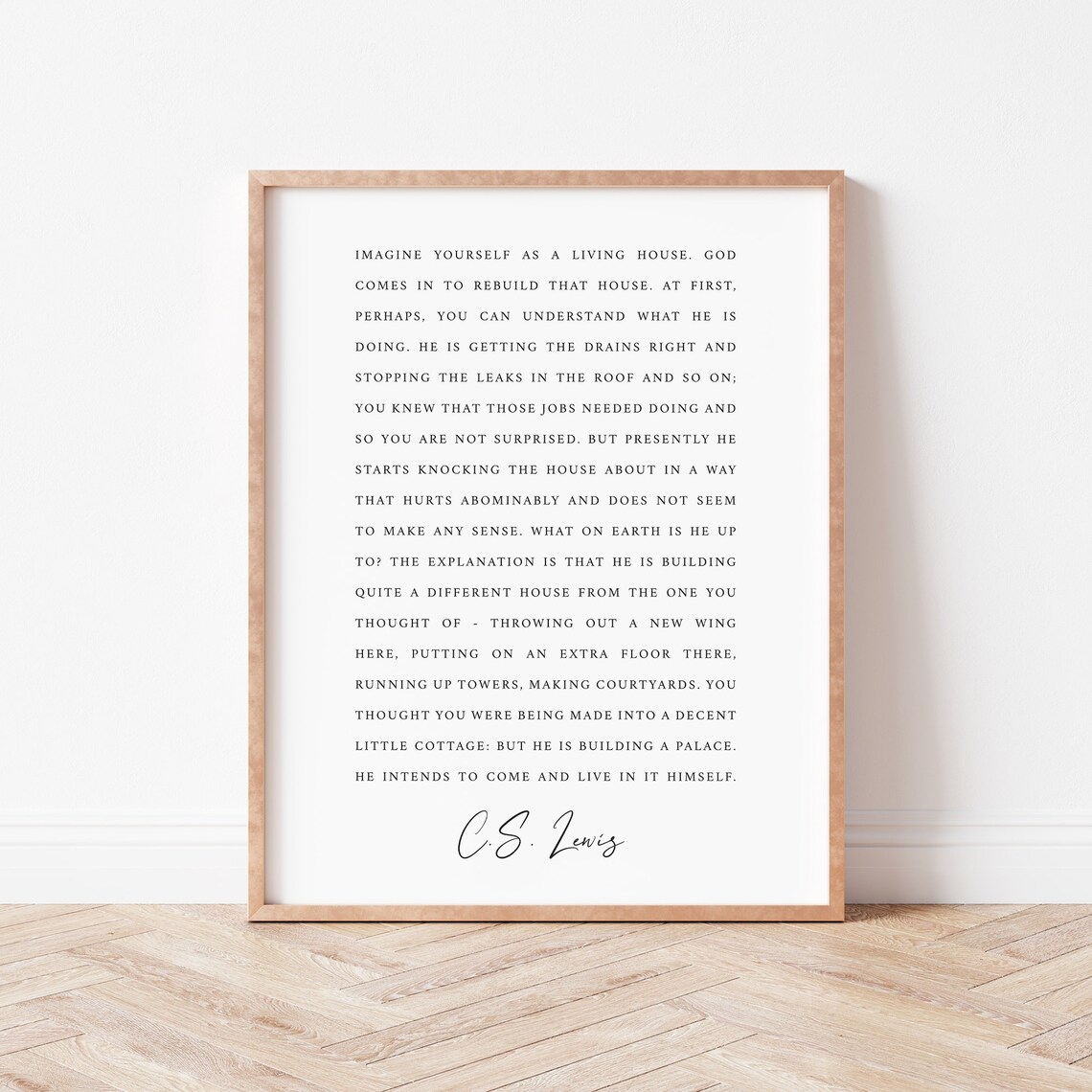 Imagine Yourself As A Living House, C.S. Lewis - Image 2