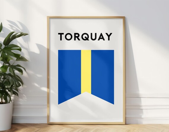 Torquay Beach Flag Print Torquay Victoria Surf Flag Beach Art Print Torquay Surf Coast Victoria