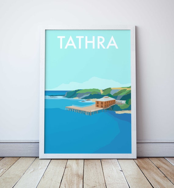 Tathra Wharf Australia Travel Poster