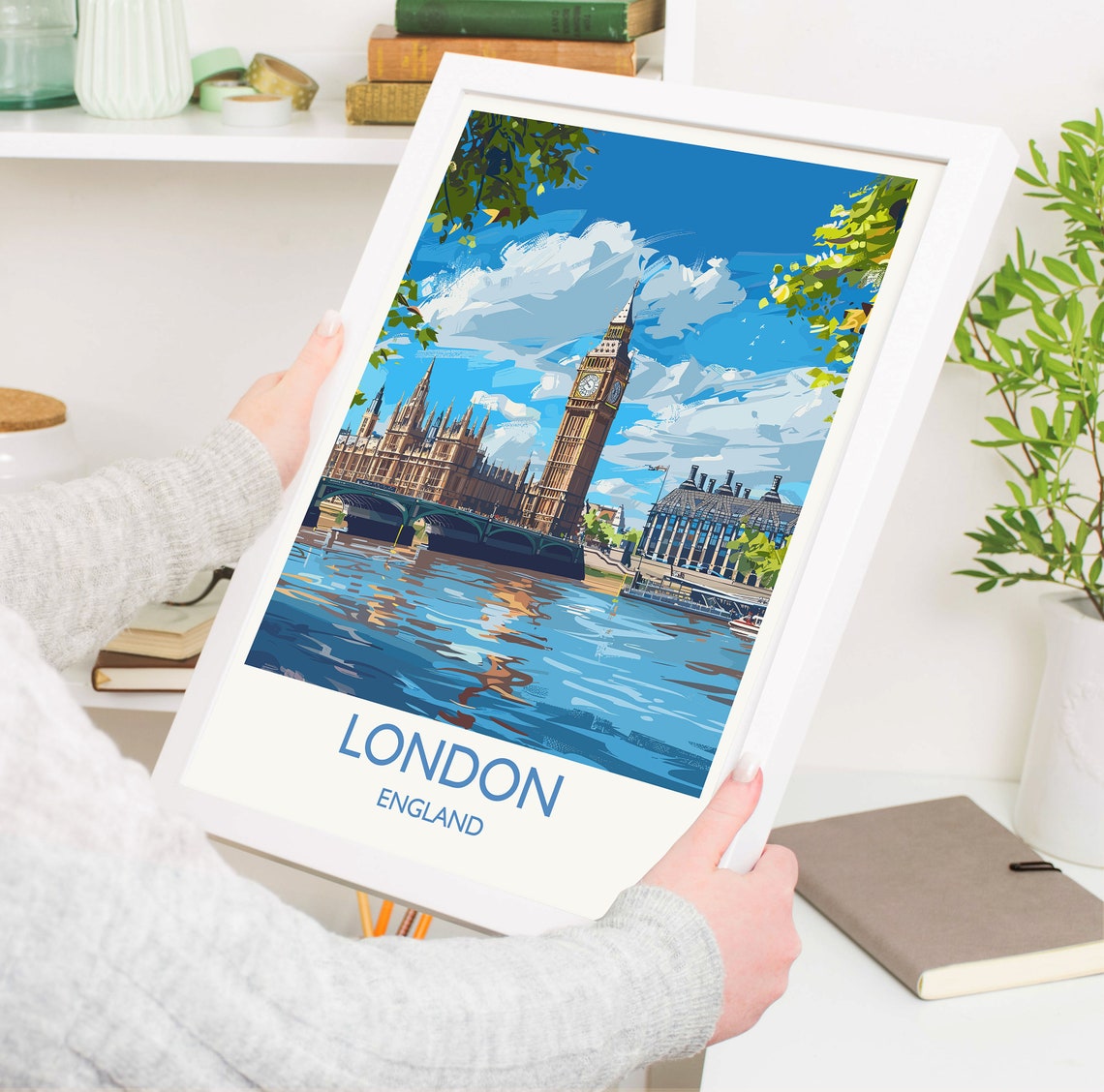London Art Lovers Gift Wall Art Print - Image 3