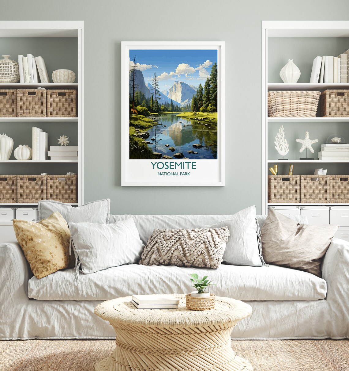Yosemite National Park Travel Poster, Colorado USA - Image 4