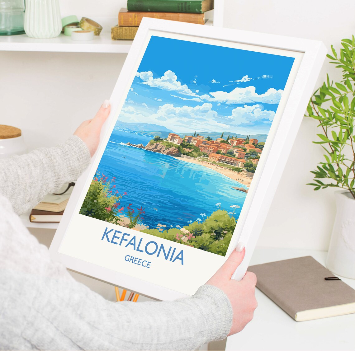 Kefalonia Travel Poster, Greece Place Print - Image 5