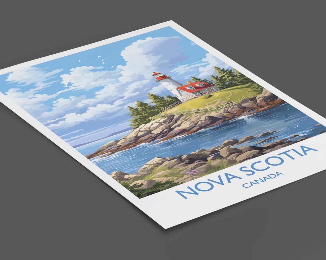 Nova Scotia Travel Poster, Canada Wall Art Print - Image 2
