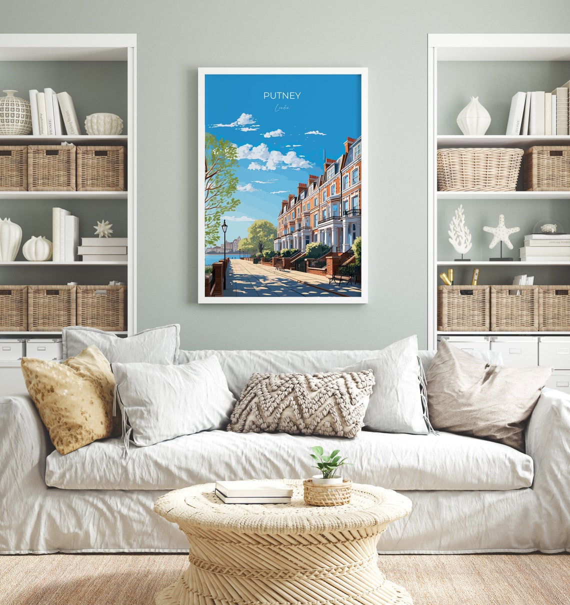Putney Wall Art Travel Poster Travel Print Of Putney London Poster Putney Art Gift London Art Uk Travel Gift - Image 4