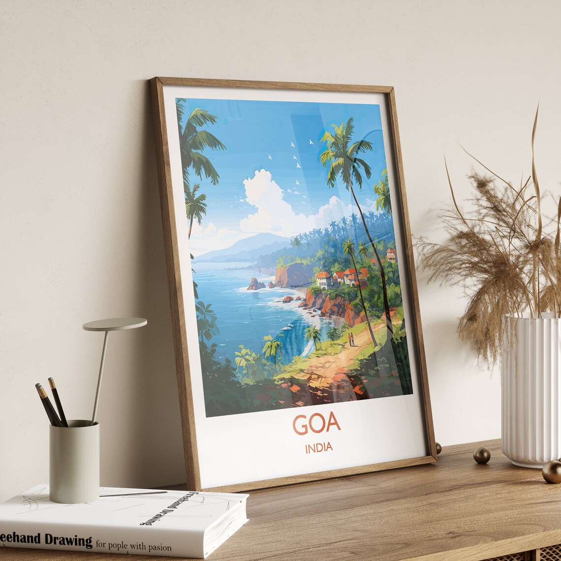 Goa Travel Poster, Goa India Travel Print - Image 3