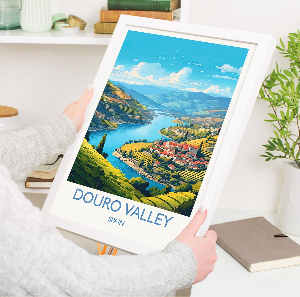 Douro Valley Travel Poster, Wine Region Art Print - Image 5