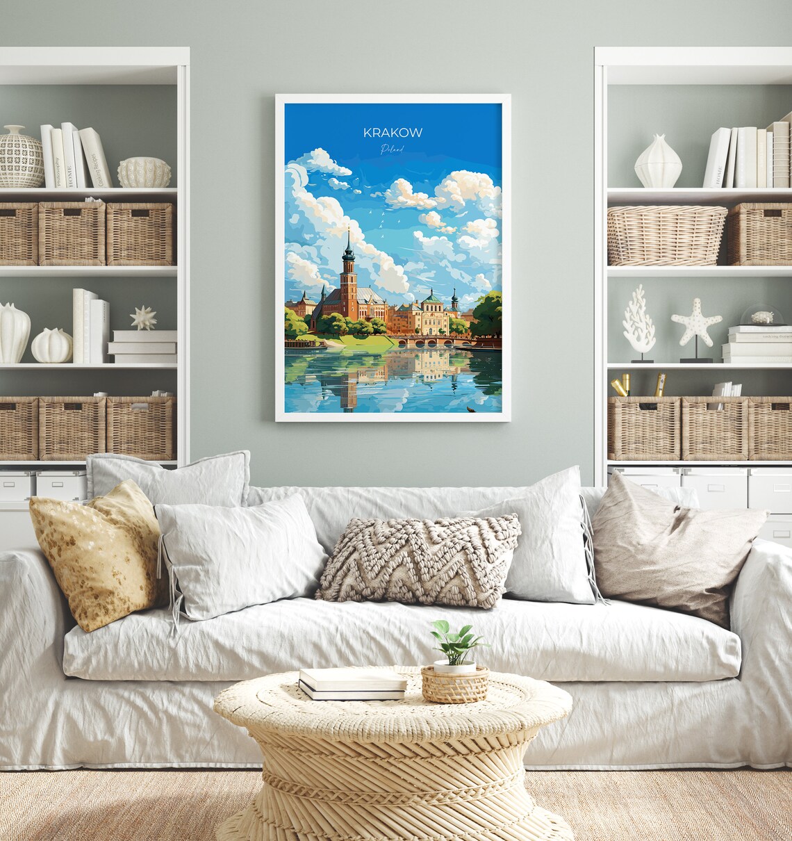 Krakow, Poland Travel Poster, City Wall Art Print - Image 4