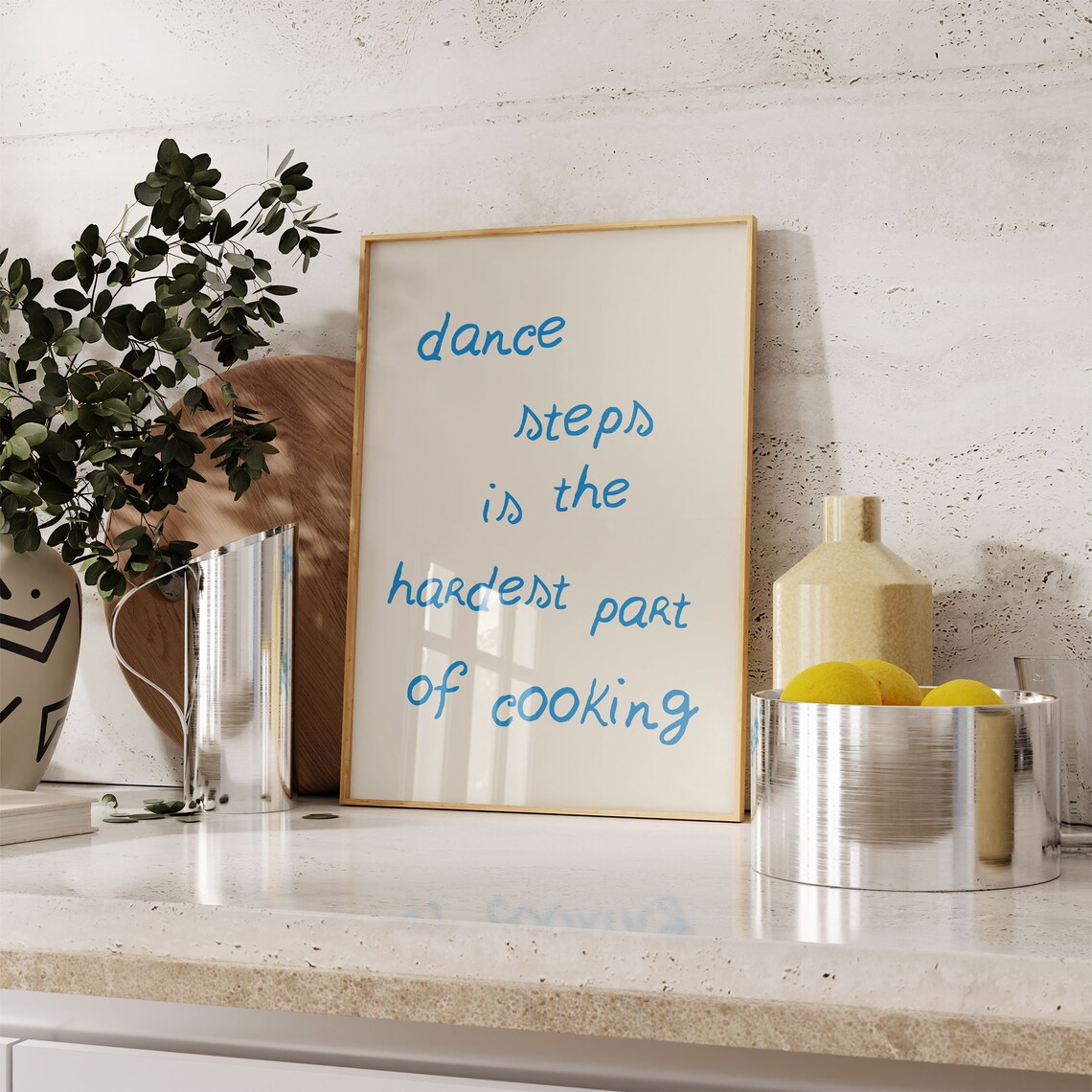 Kitchen Dance Print Quote This Kitchen Is For Dancing Funny Kitchen Disco Poster Cute Cooking Funky Kitchen Aesthetic - Image 4