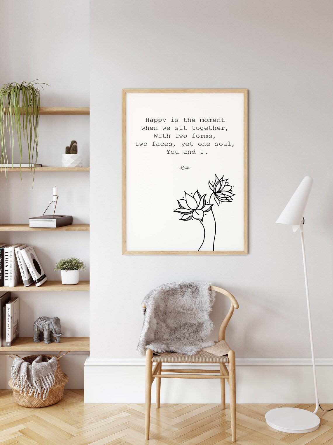 Rumi Quote Poster, Soulmate Love Typography - Image 2