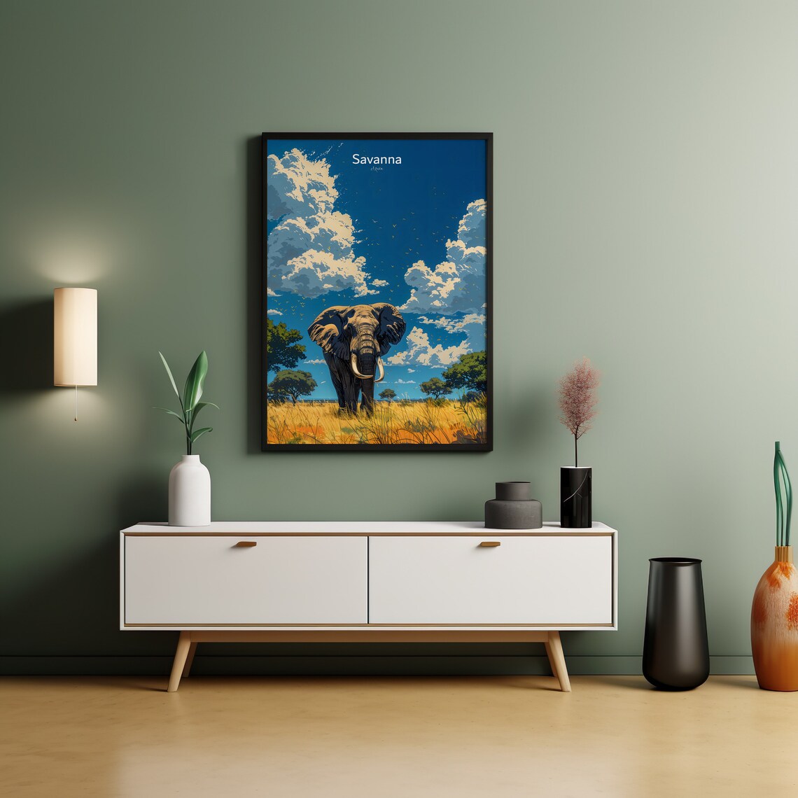Savanna Travel Poster, Safari Desert Dreams - Image 3