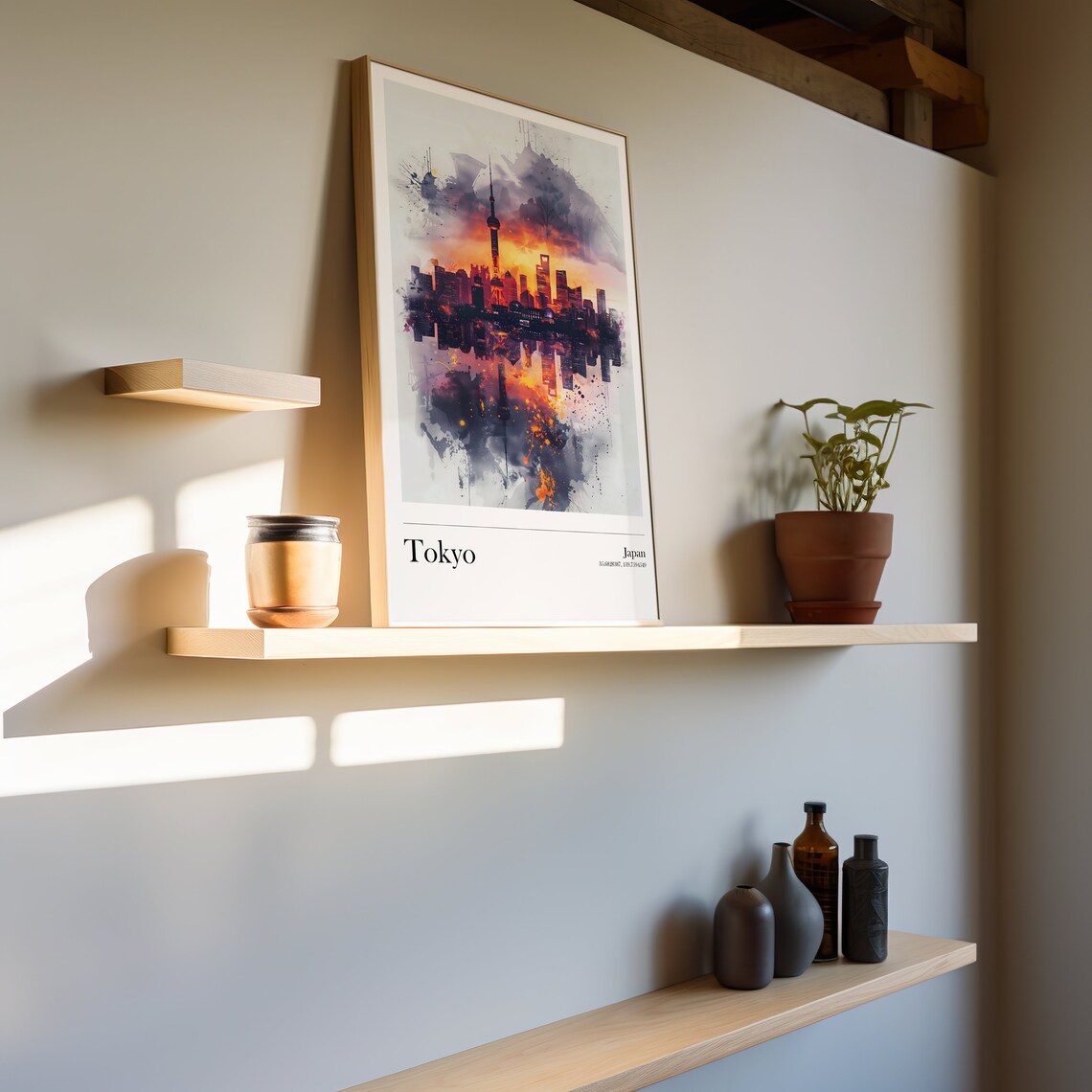 Tokyo Coordinates Poster, Japan Gift for Art Lovers - Image 2
