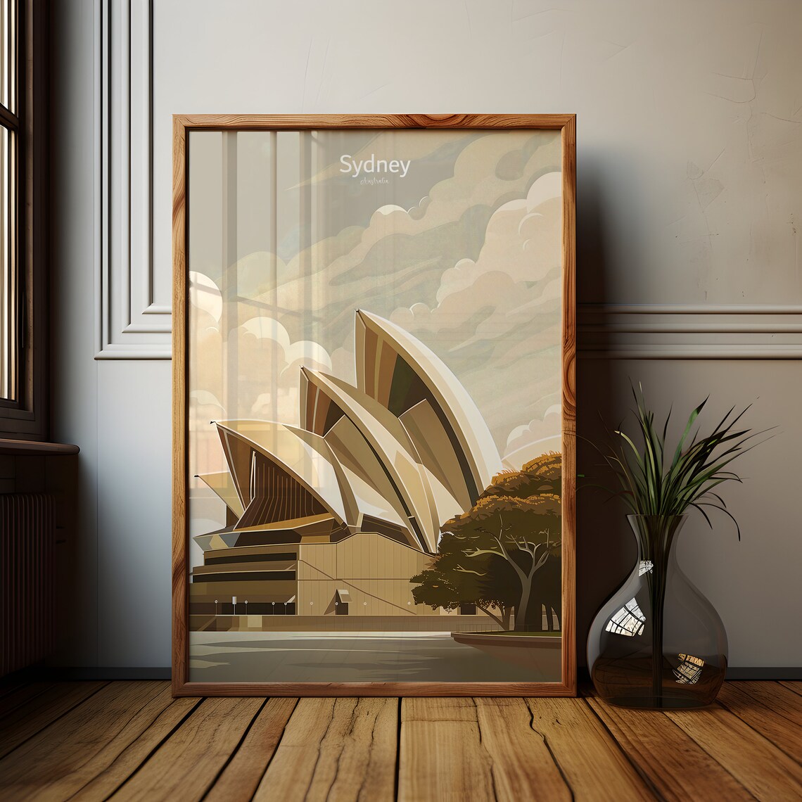 Sydney Opera House - Minimalist Travel Poster